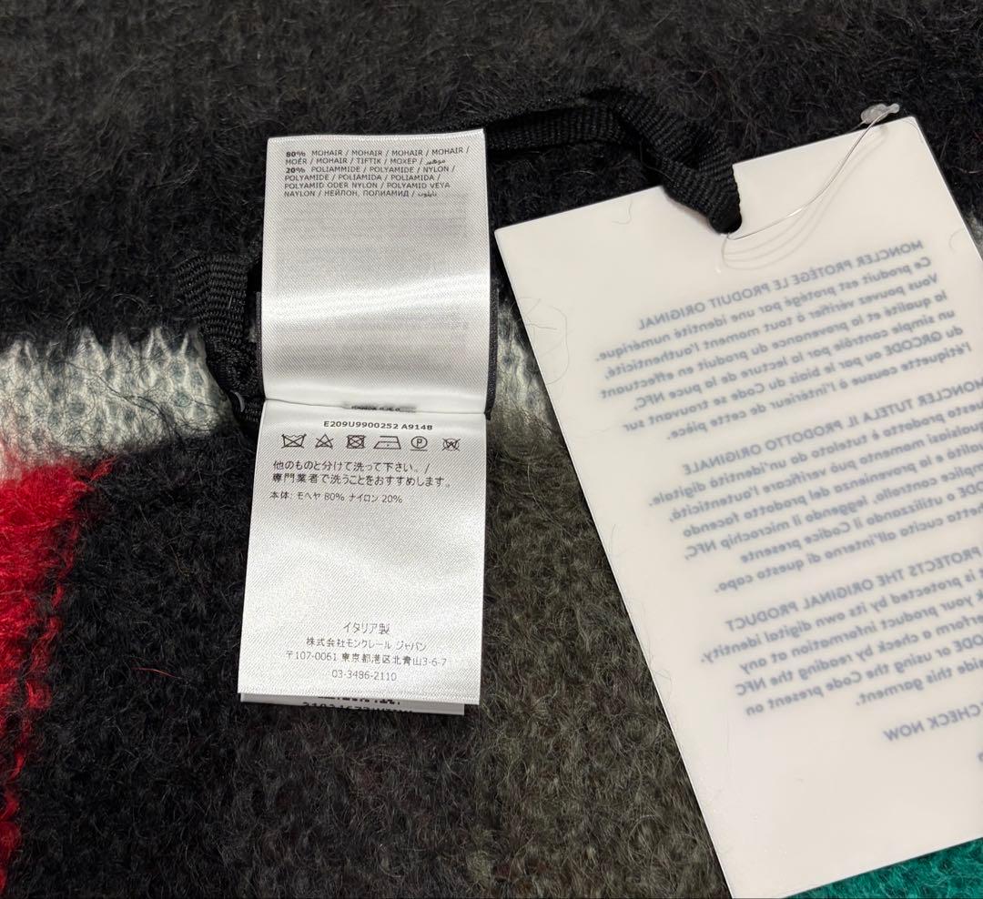 MONCLER ストライプマフラー