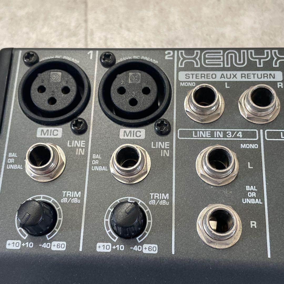 【簡易通電⭕️】BEHRINGER XENYX802 アナログコンパクトミキサー