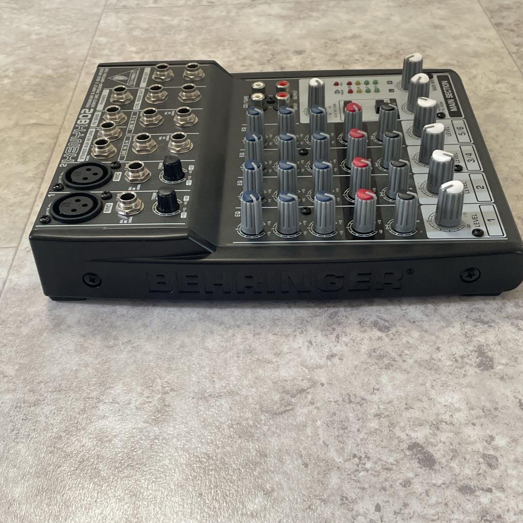 【簡易通電⭕️】BEHRINGER XENYX802 アナログコンパクトミキサー