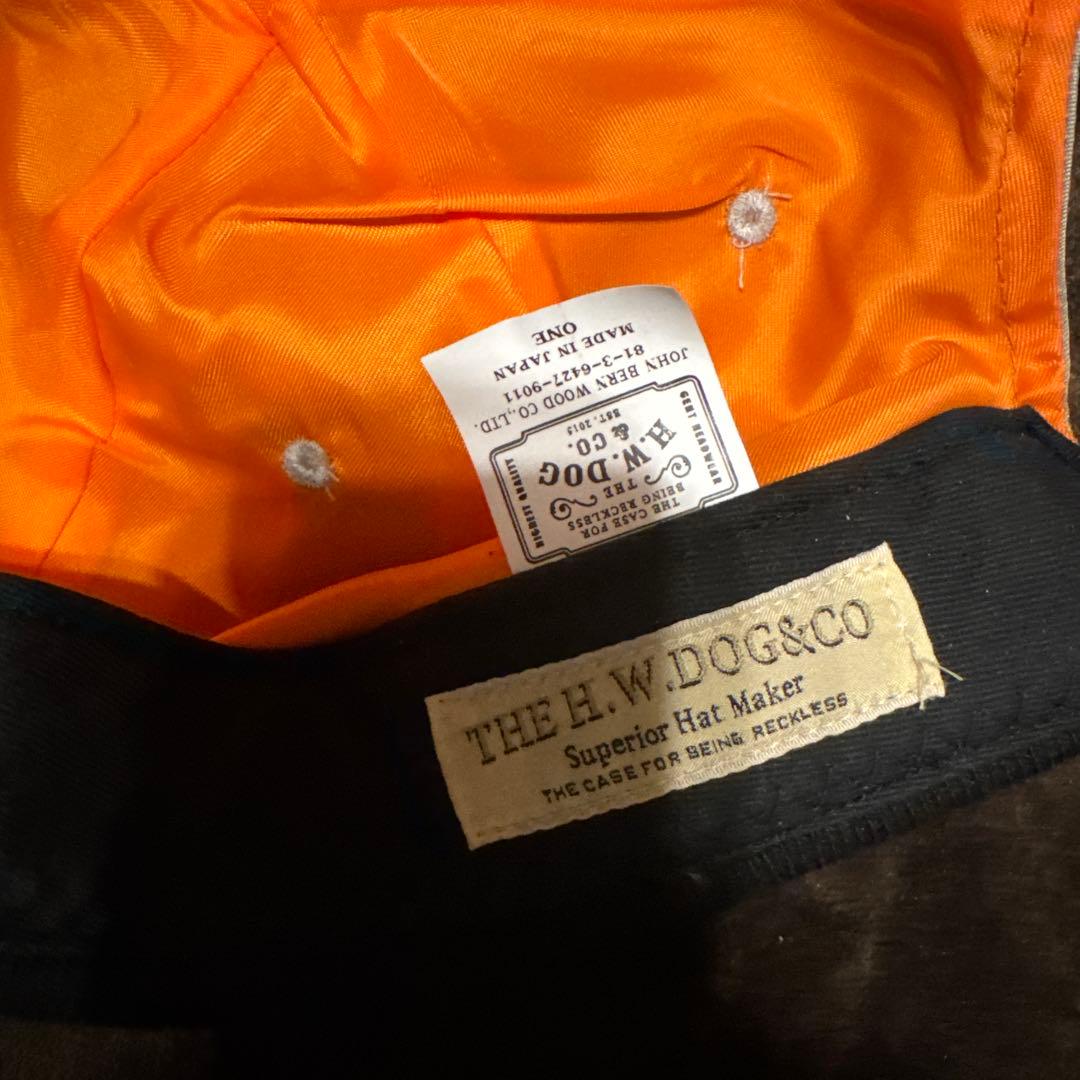 H.W.DOG&CO ロールキャップ