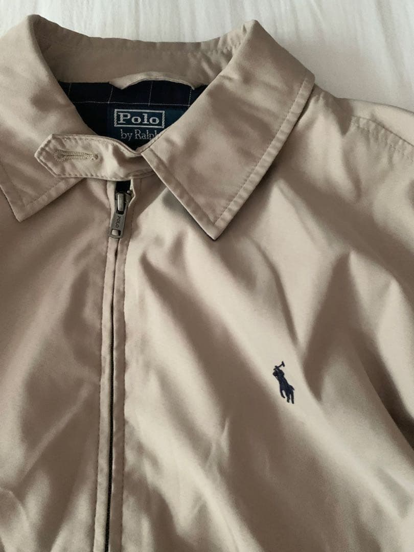 名作90s POLO by RL マイクロポリエステル スイングトップベージュM