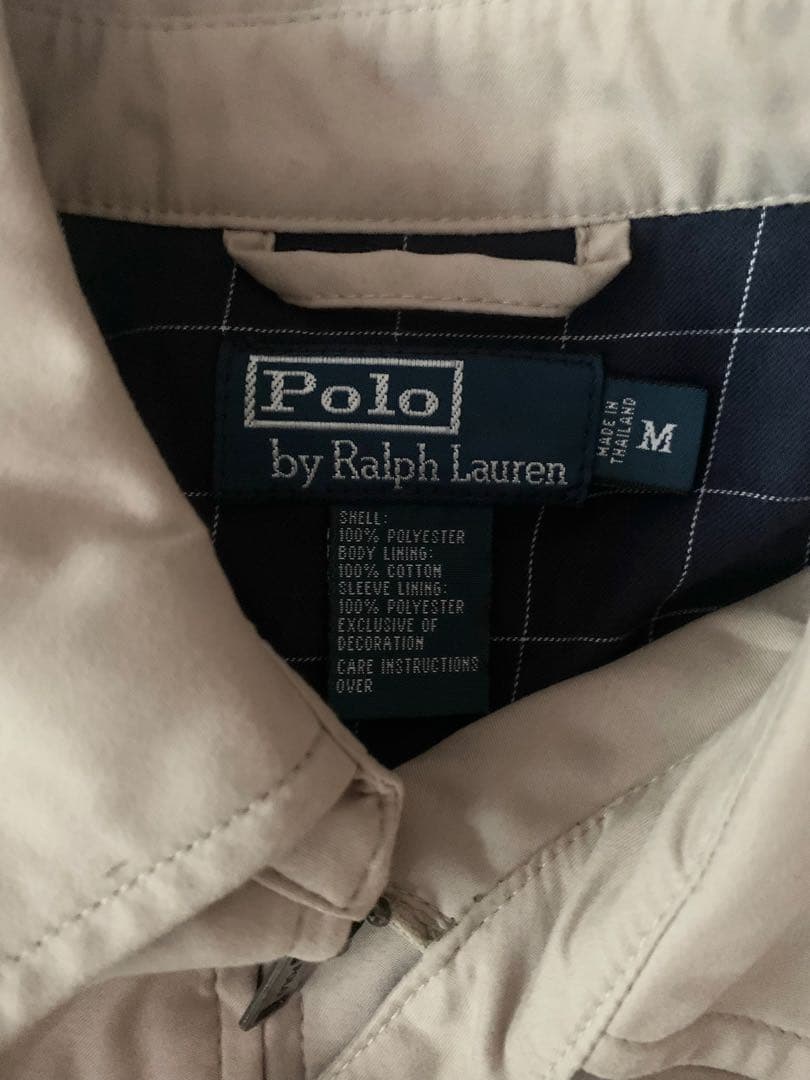 名作90s POLO by RL マイクロポリエステル スイングトップベージュM