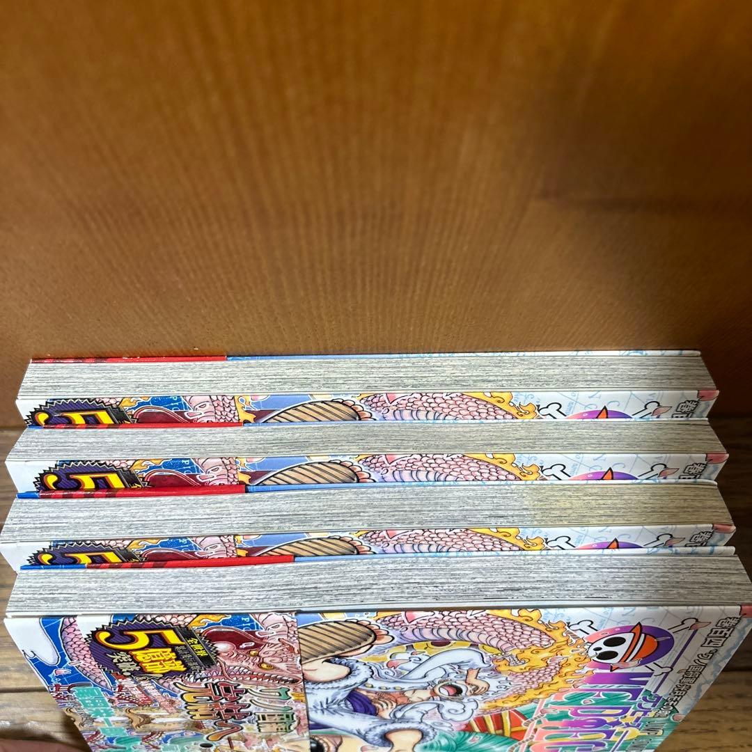 ONE PIECE 104巻　4冊　初版　帯付き
