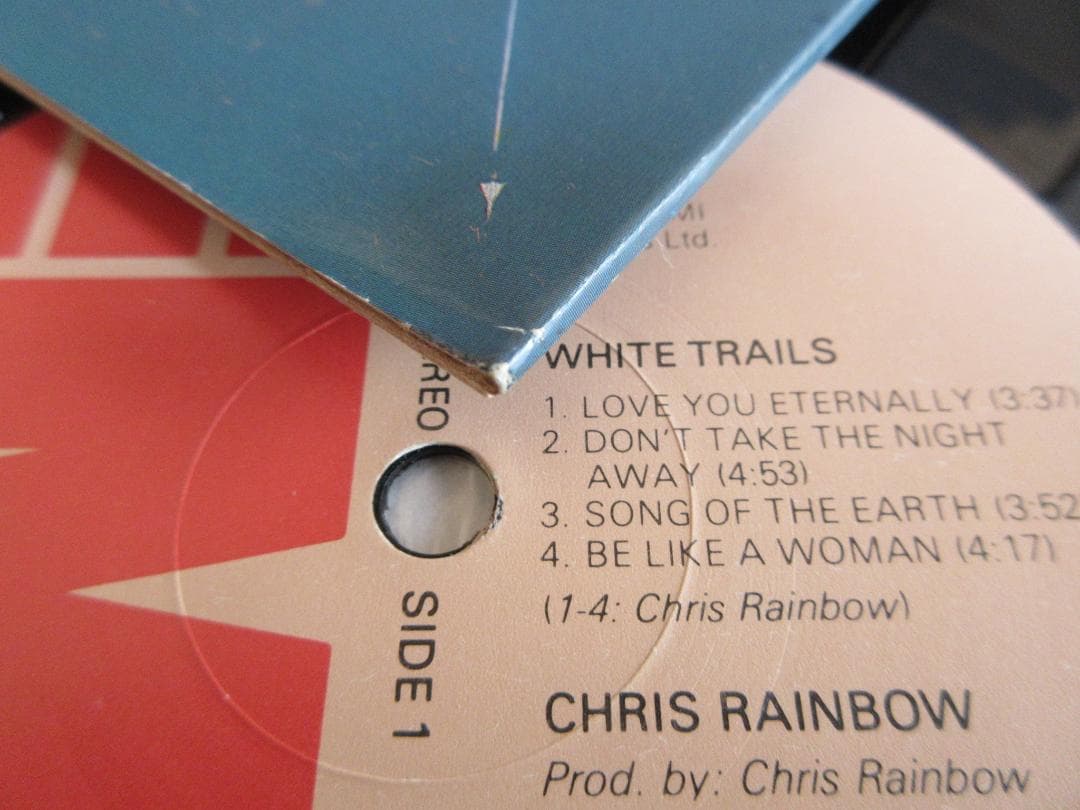 ★CHRIS RAINBOW / WHITE TRAILS★クリス・レインボウ