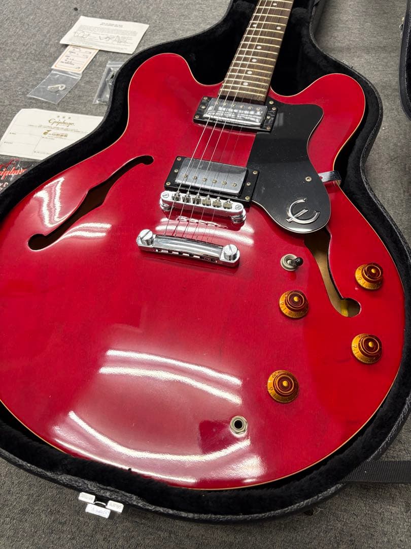 Epiphone DOT 335 エピフォンハードケース付き　セミアコ