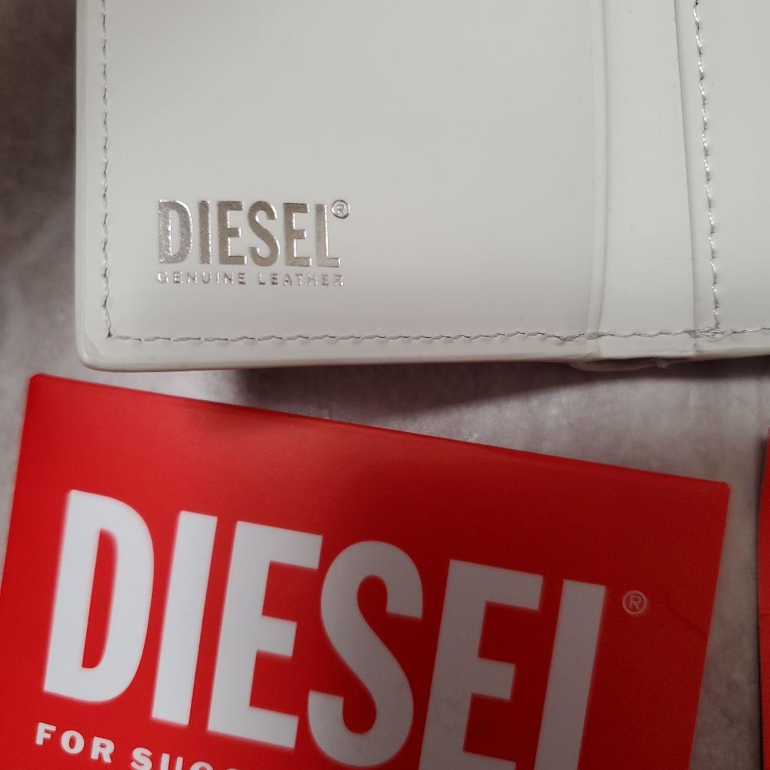 DIESEL ディーゼル ３つ折り財布 ホワイト