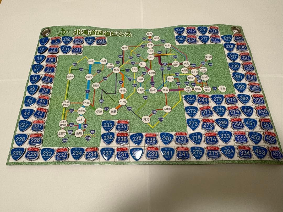 か*ち様 【希少】北海道国道ピンズ 全96種コンプリート　完全制覇セット＋公式台