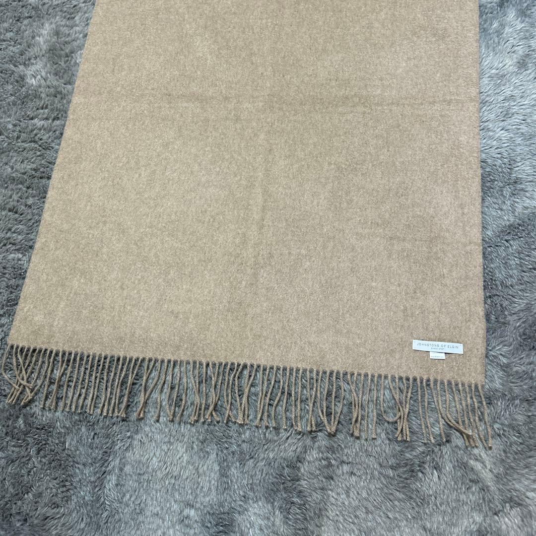 JOHNSTONS OF ELGIN カシミヤストール ベージュ