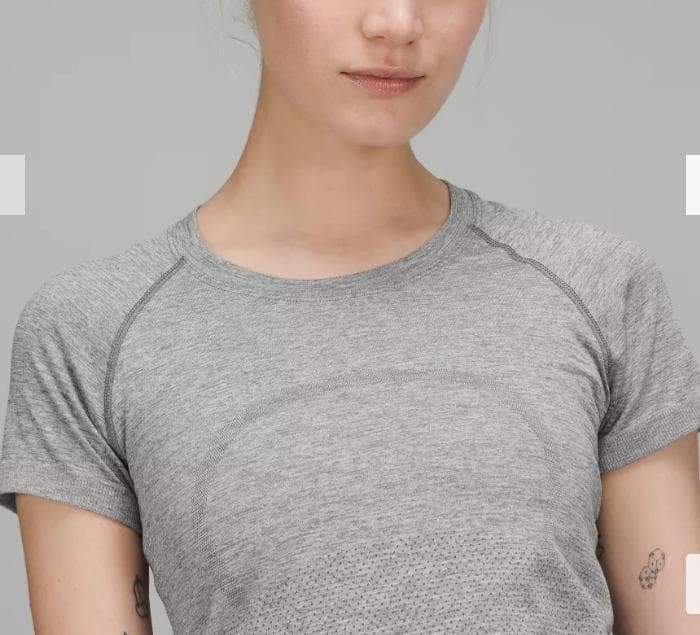 lululemon Tシャツ Swiftly Tech 半袖シャツ グレー M