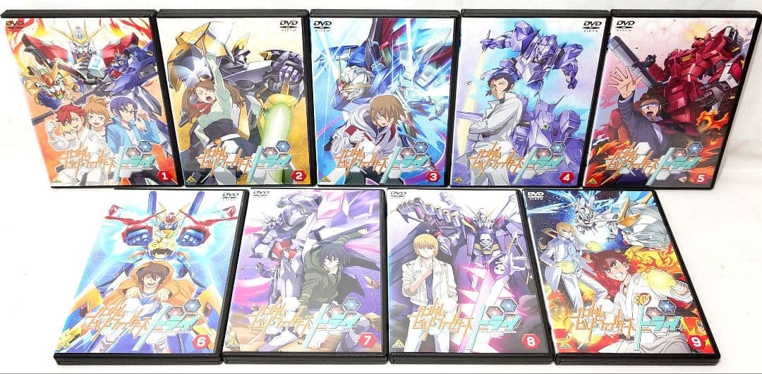 ガンダムビルドファイターズ/トライ/ダイバーズ【1期+2期+3期】DVD全24巻