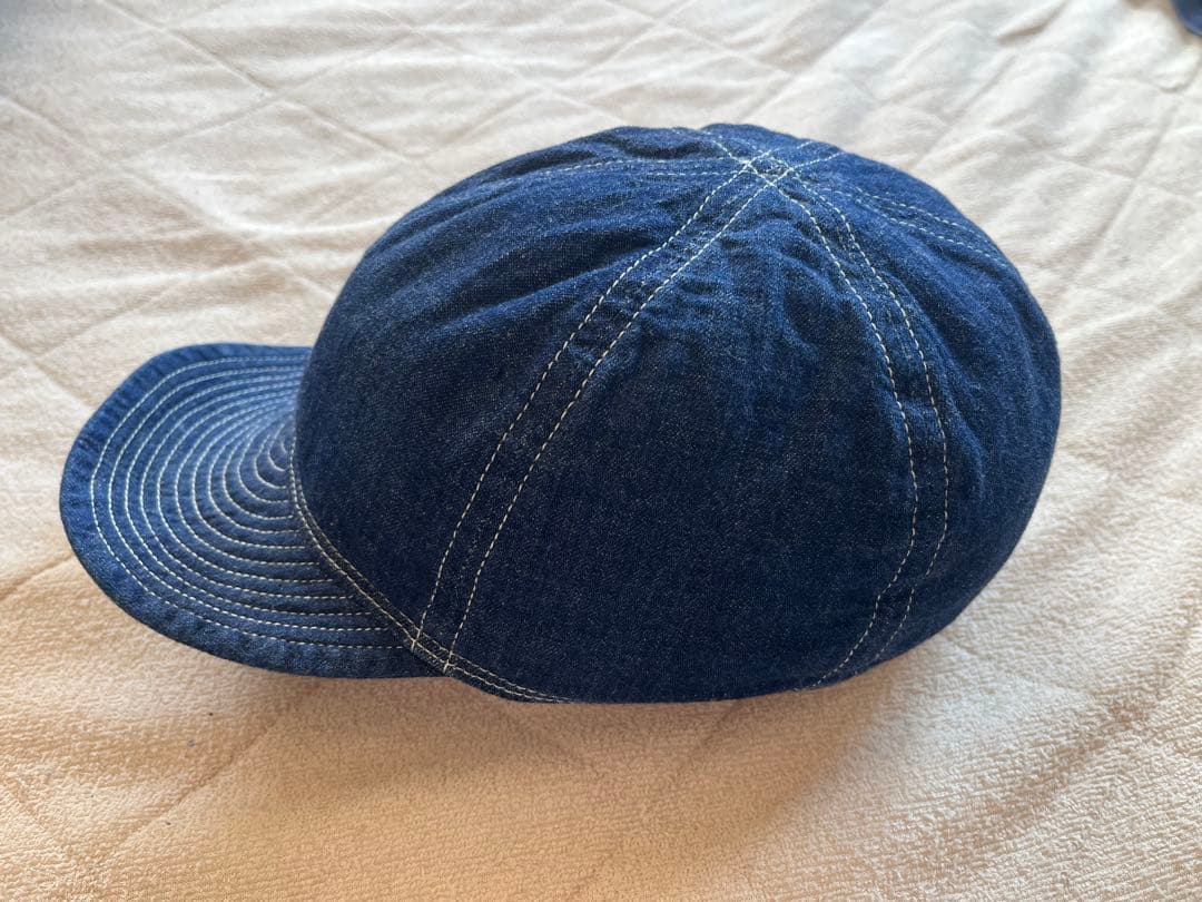 tcbジーンズ 40's CAP denim ワークキャップ　XL（〜62cm）