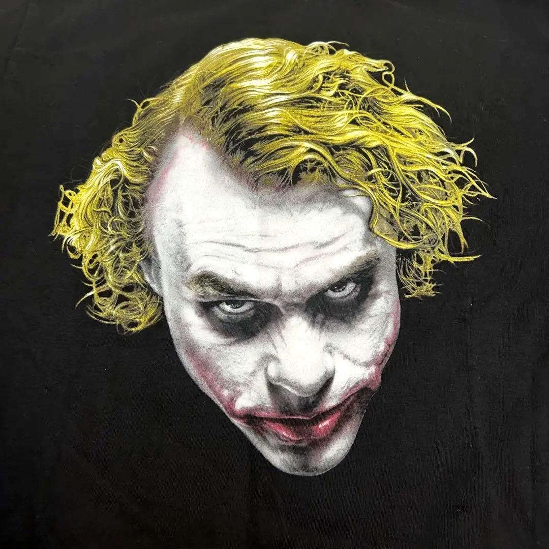 【未使用品】00s ジョーカー joker 映画L Tシャツ 顔 バットマン