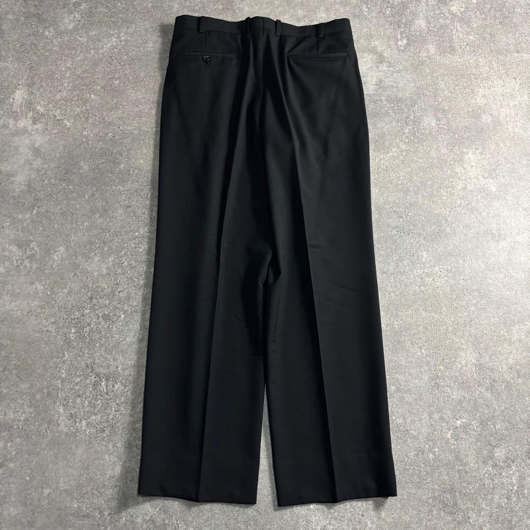 【S.T. Dupont】セットアップ ダブルスーツ ブラック 極上ウール