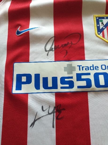 Atletico Madrid アトレティコ サイン入り  kids L