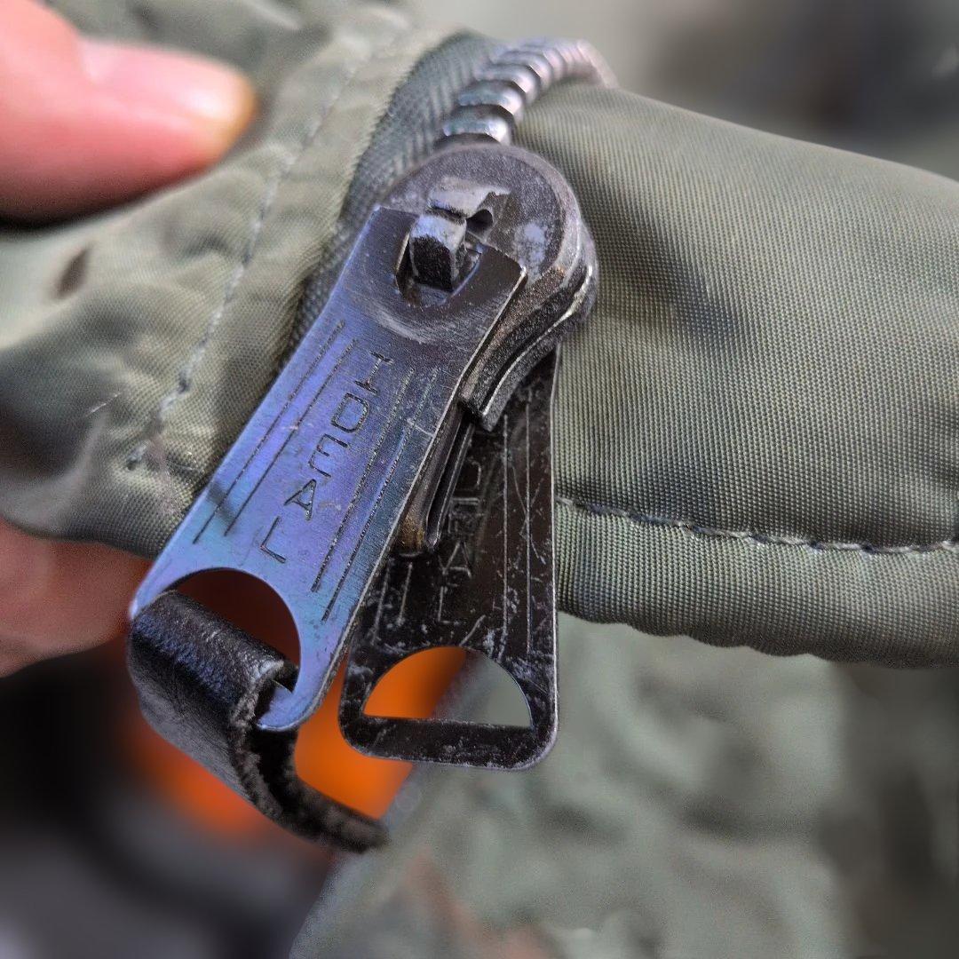 美品　希少　90s USA製 ALPHA MA-1 M カーキ IDEAL