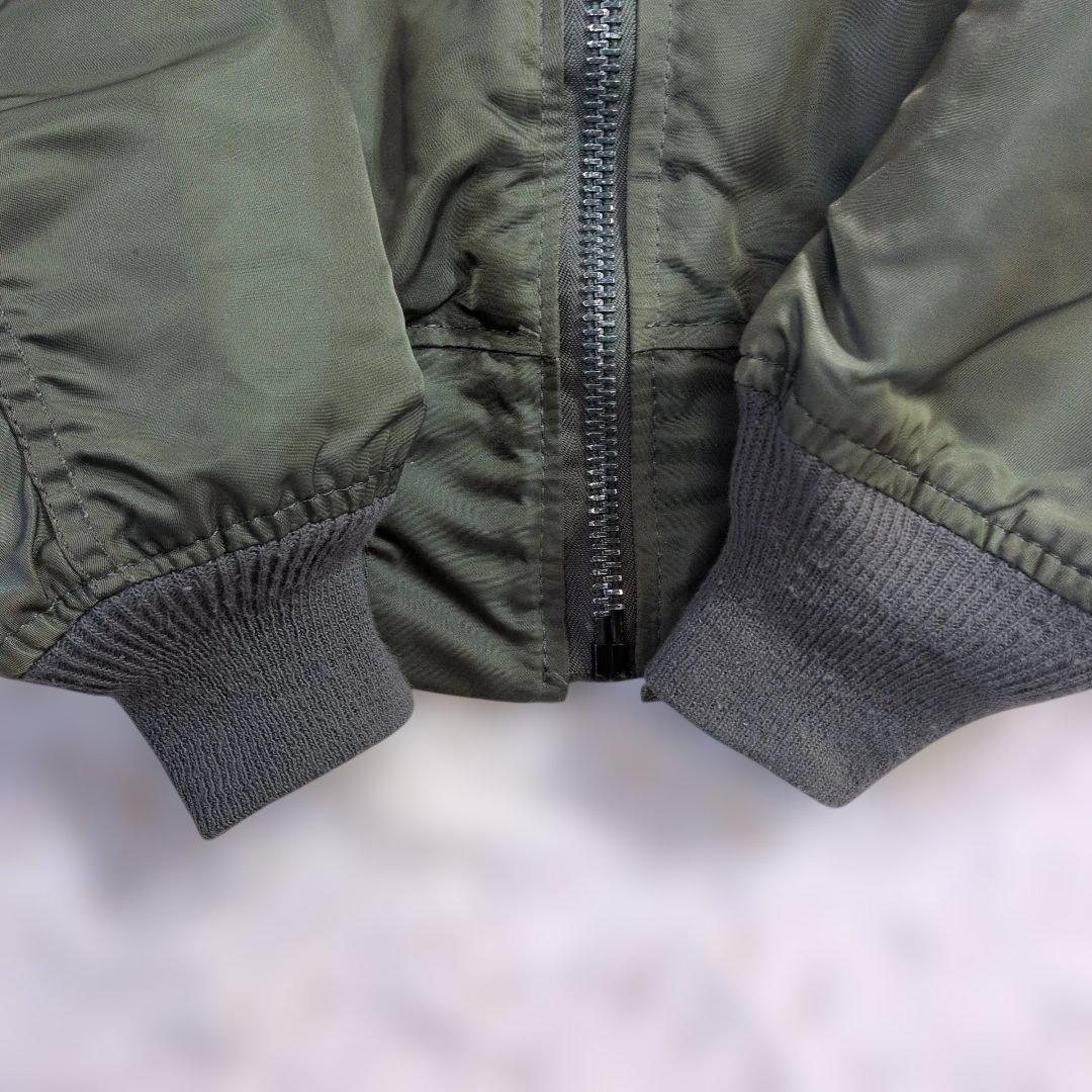 美品　希少　90s USA製 ALPHA MA-1 M カーキ IDEAL