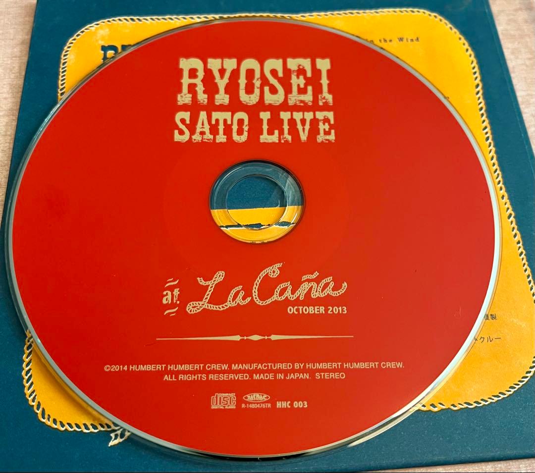佐藤良成ソロ　LIVE at La Caña ハンバートハンバート　入手困難