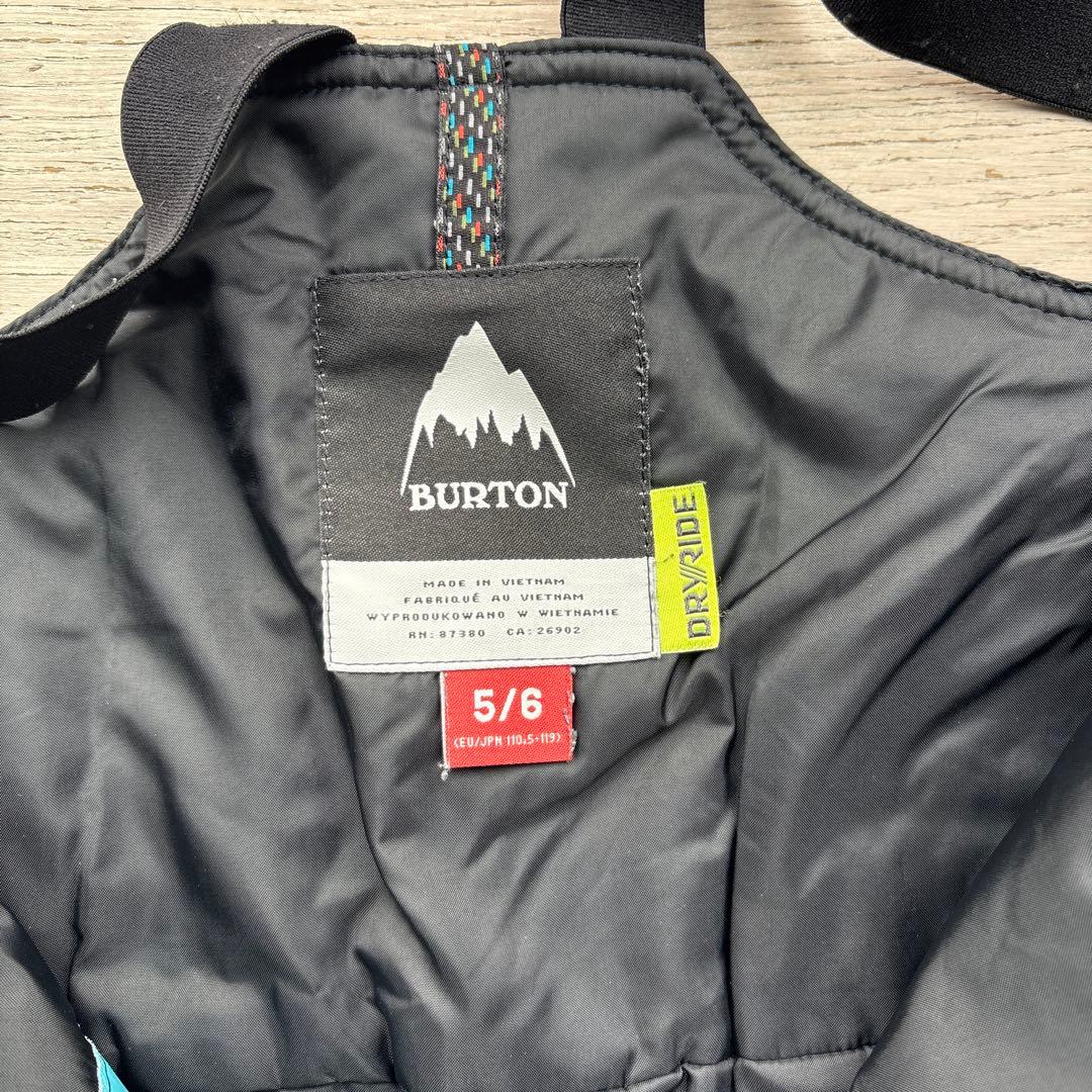 BURTON スノーボードウェアセット 5/6 ブラック