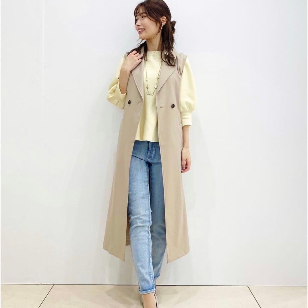 美品✨Stola. 3way トレンチコート　ロングジレ　春アウター　美人百科