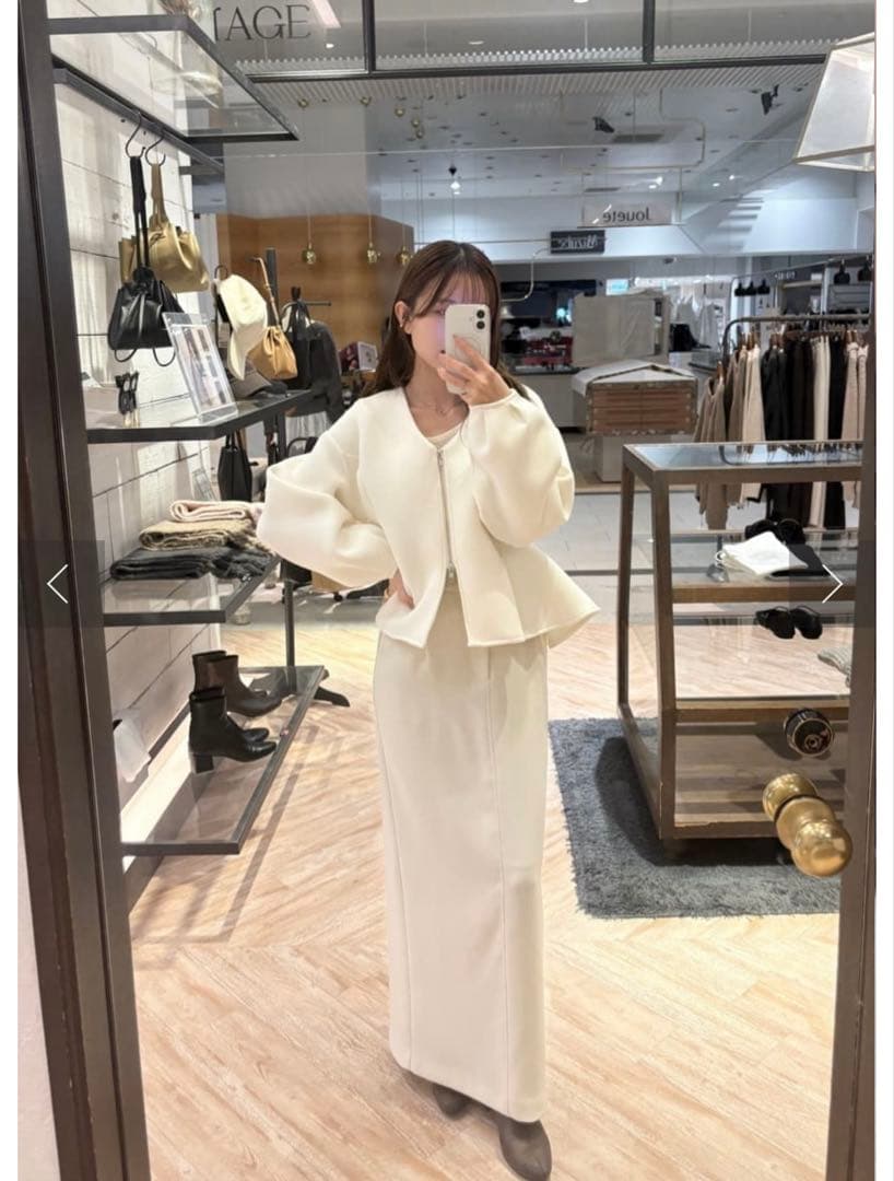 CAPRICIEUX LE'MAGE マキシIラインスカート