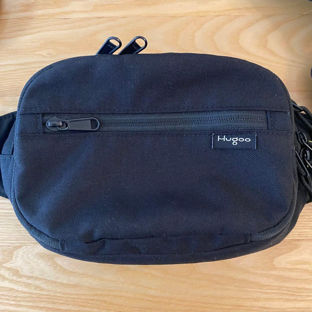 Hugoo ブラック バッグ ハグー ヒップシート