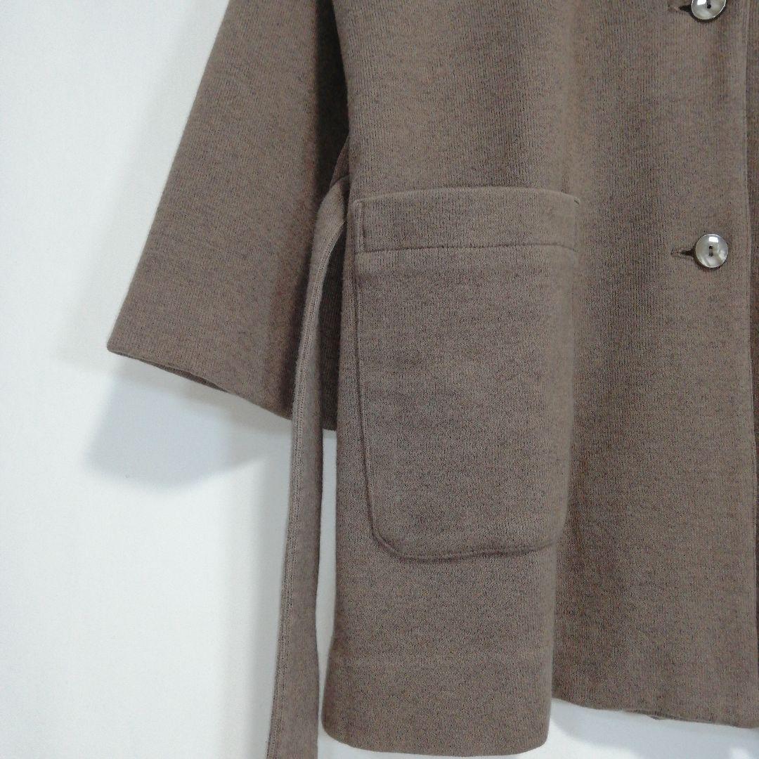 BURBERRY ハーフコート ベルト付き 春 秋 モカ レディース バーバリー