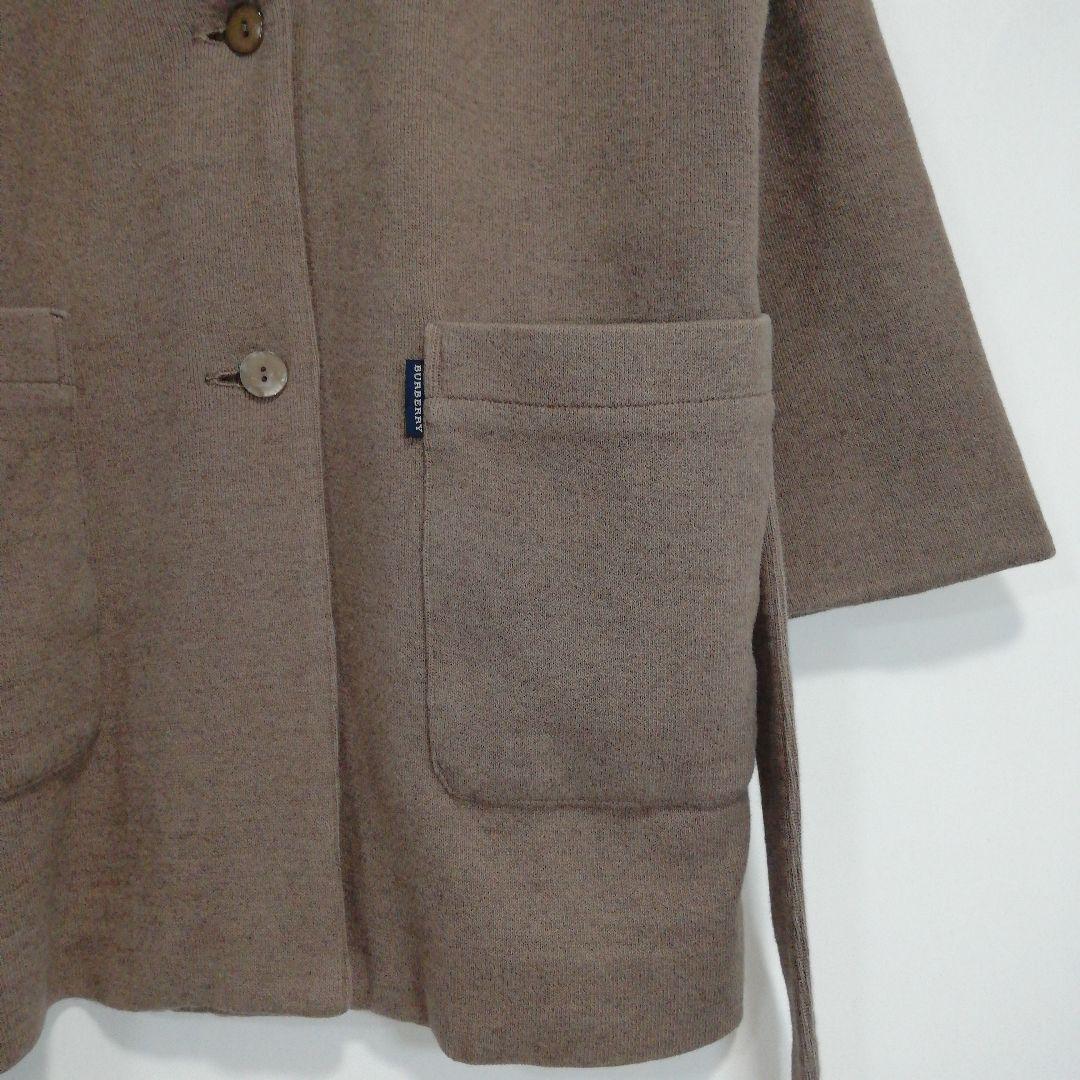 BURBERRY ハーフコート ベルト付き 春 秋 モカ レディース バーバリー