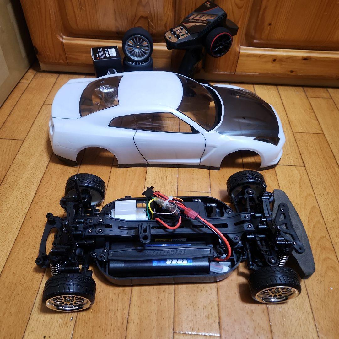 タミヤ ドリフト ラジコン フルセット　TT01　　スカイラインボディ　tt02