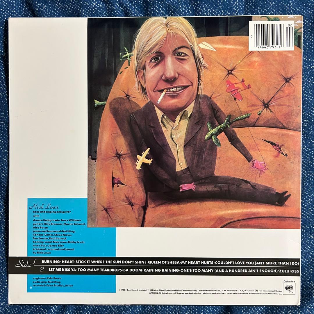 ［名盤］ニックロウ　ニックザナイフ　LPレコード パブロック　ロック