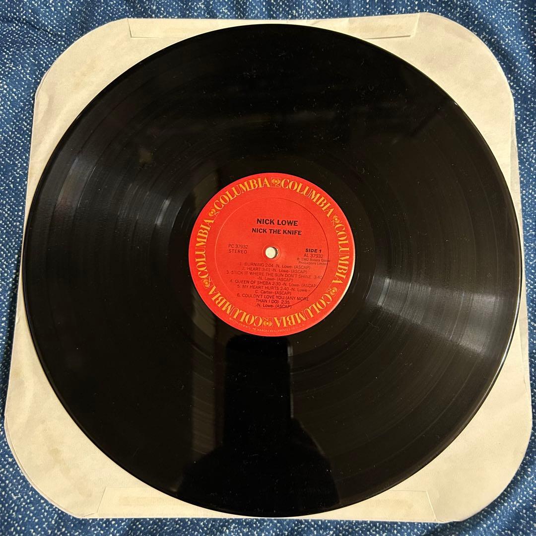 ［名盤］ニックロウ　ニックザナイフ　LPレコード パブロック　ロック