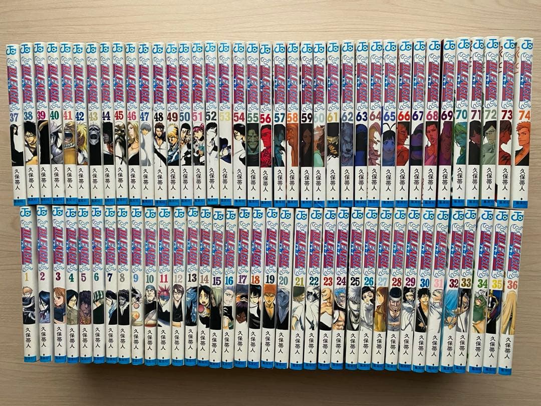 ブリーチ全巻(1〜74巻・全初版)