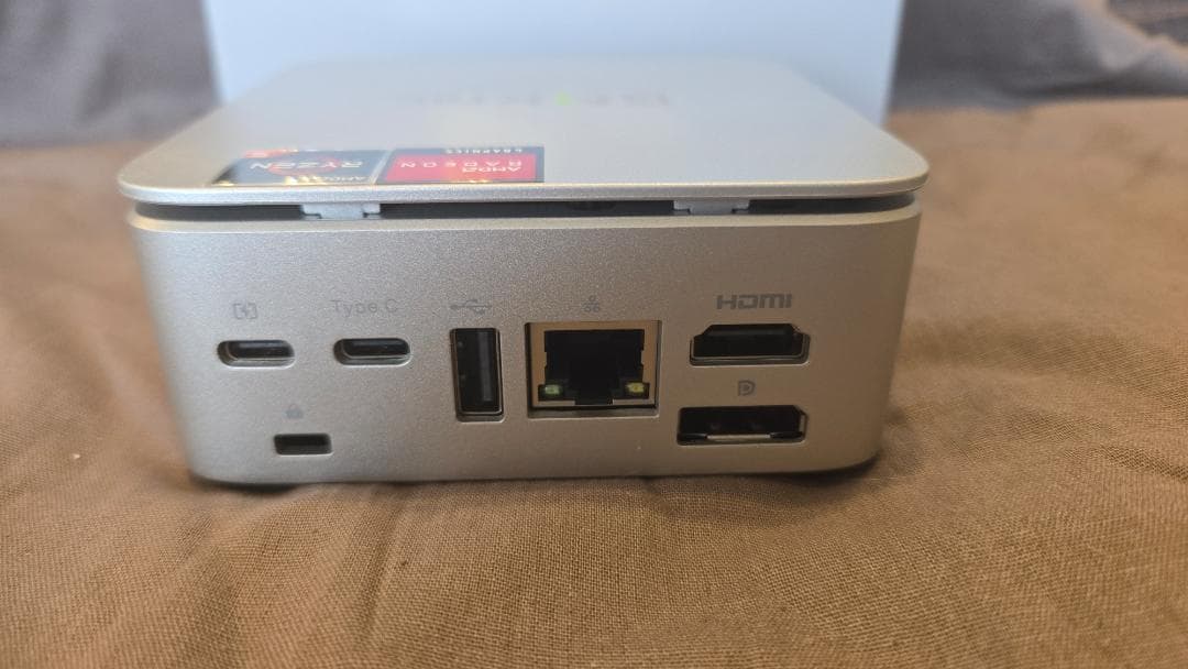 試用のみ「GMKtec NucBox G10」Ryzen5 16GB+512GB