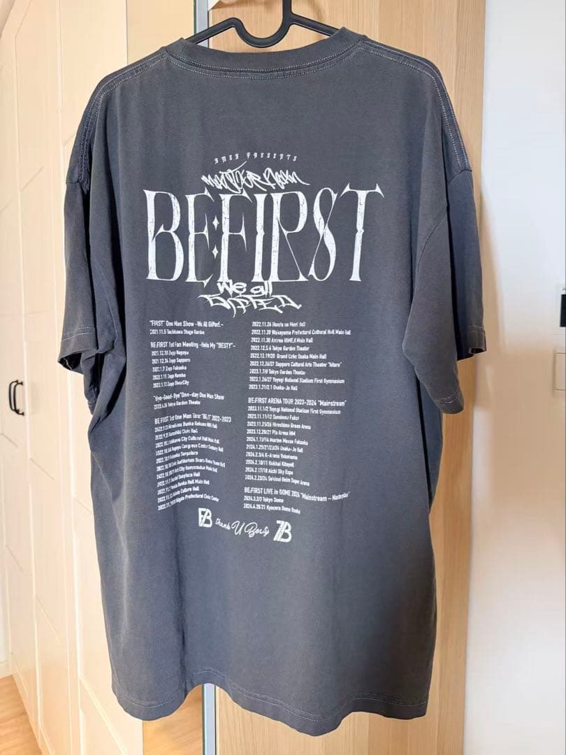 グラフィックプリント Tシャツ Lサイズ ダークグレー