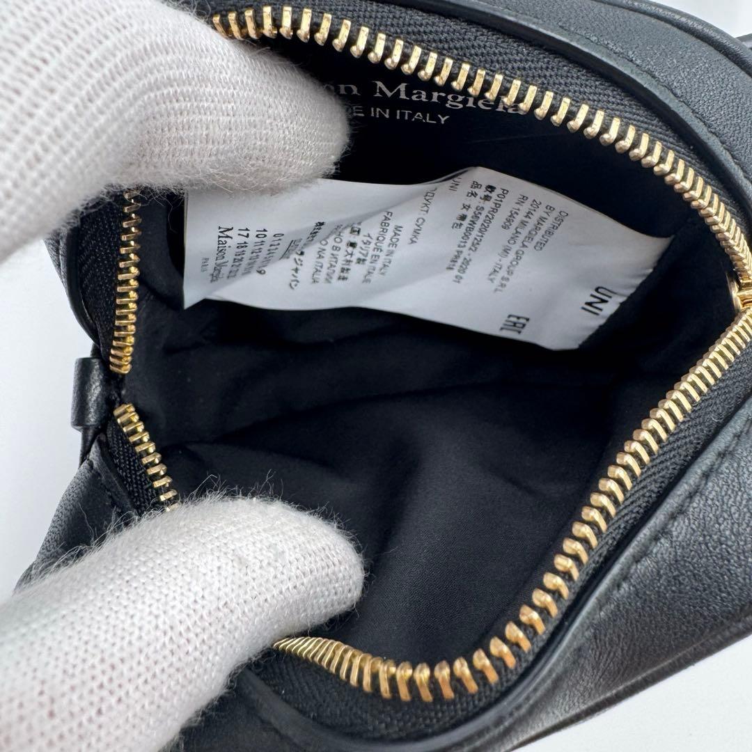 美品✨ Maison Margiela グランスラム　ミニ　ブラック　レザー