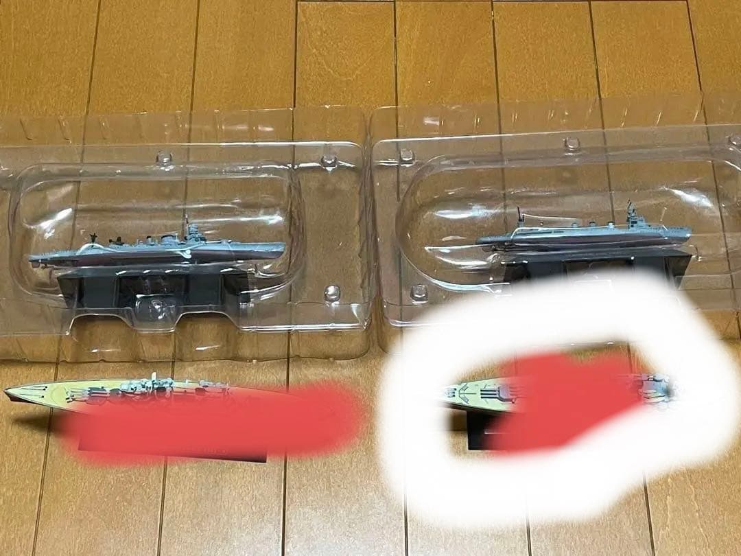 世界の軍艦コレクションセット　球磨朝日加古長良ハーミーズガングート他 冊子付
