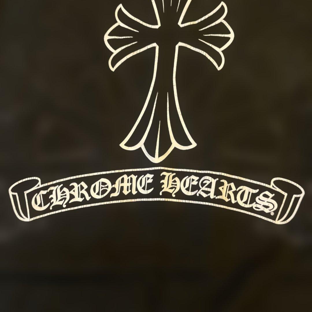 CHROME HEARTSクロムハーツポケット半袖Tシャツ　ブラックS