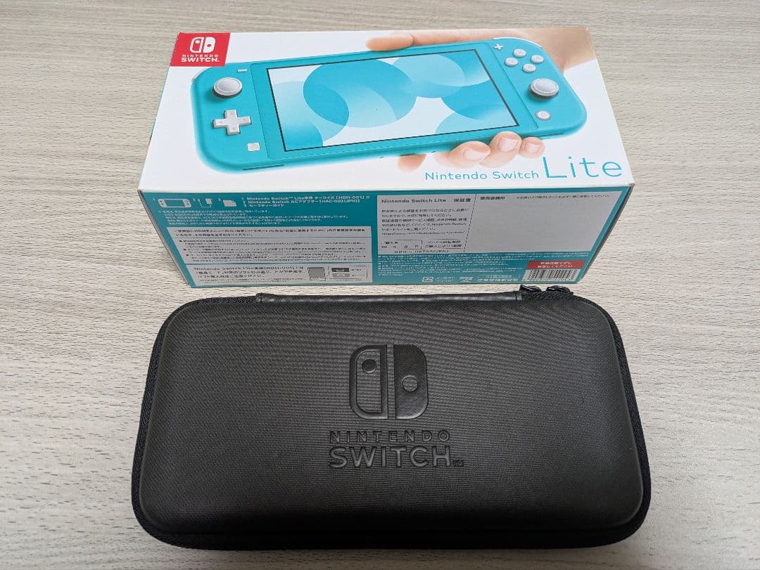 Nintendo Switch Lite ターコイズ 本体 箱付き 充電器付き