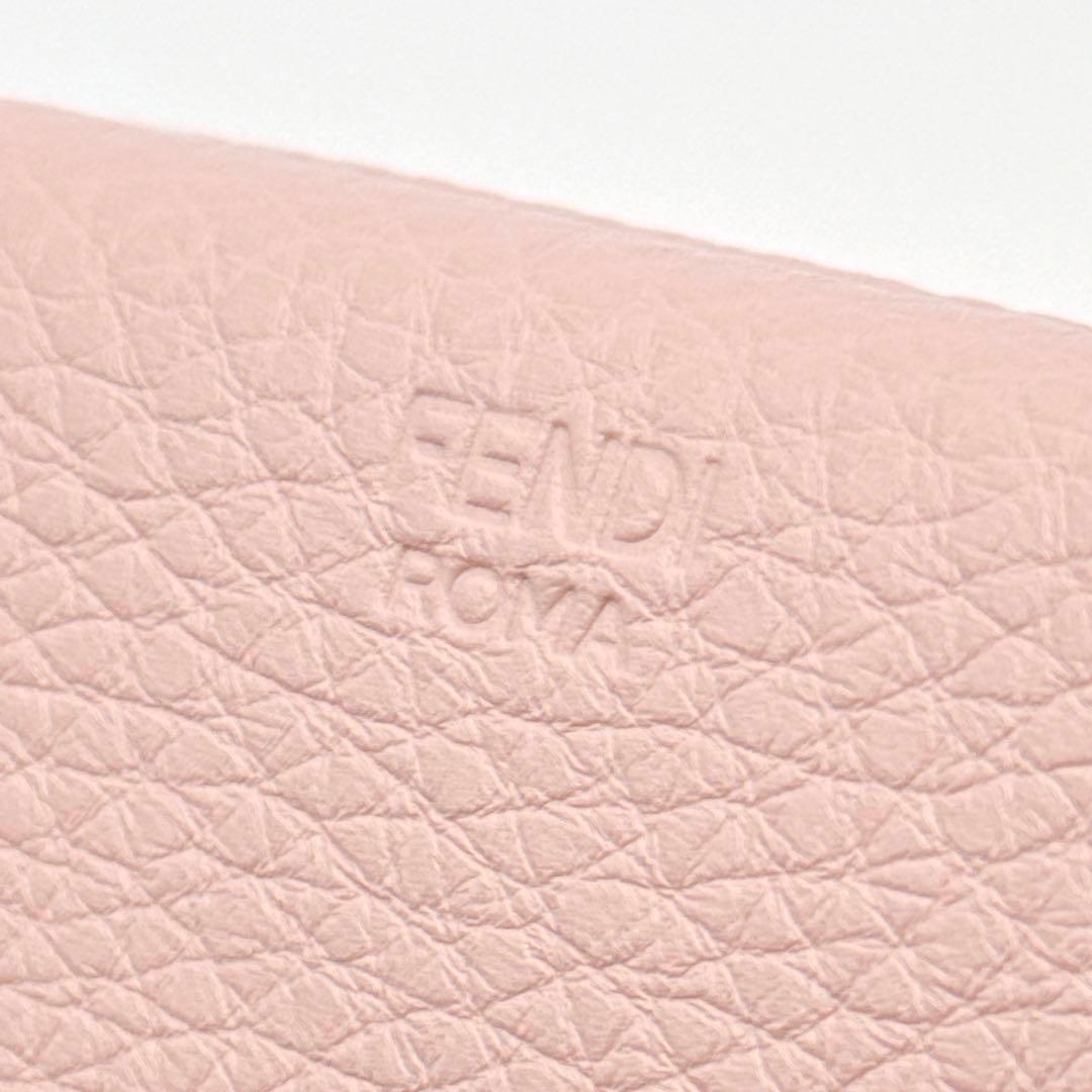 FENDI フェンディ ピーカブー コンパクト ウォレット レザー 三つ折り財布