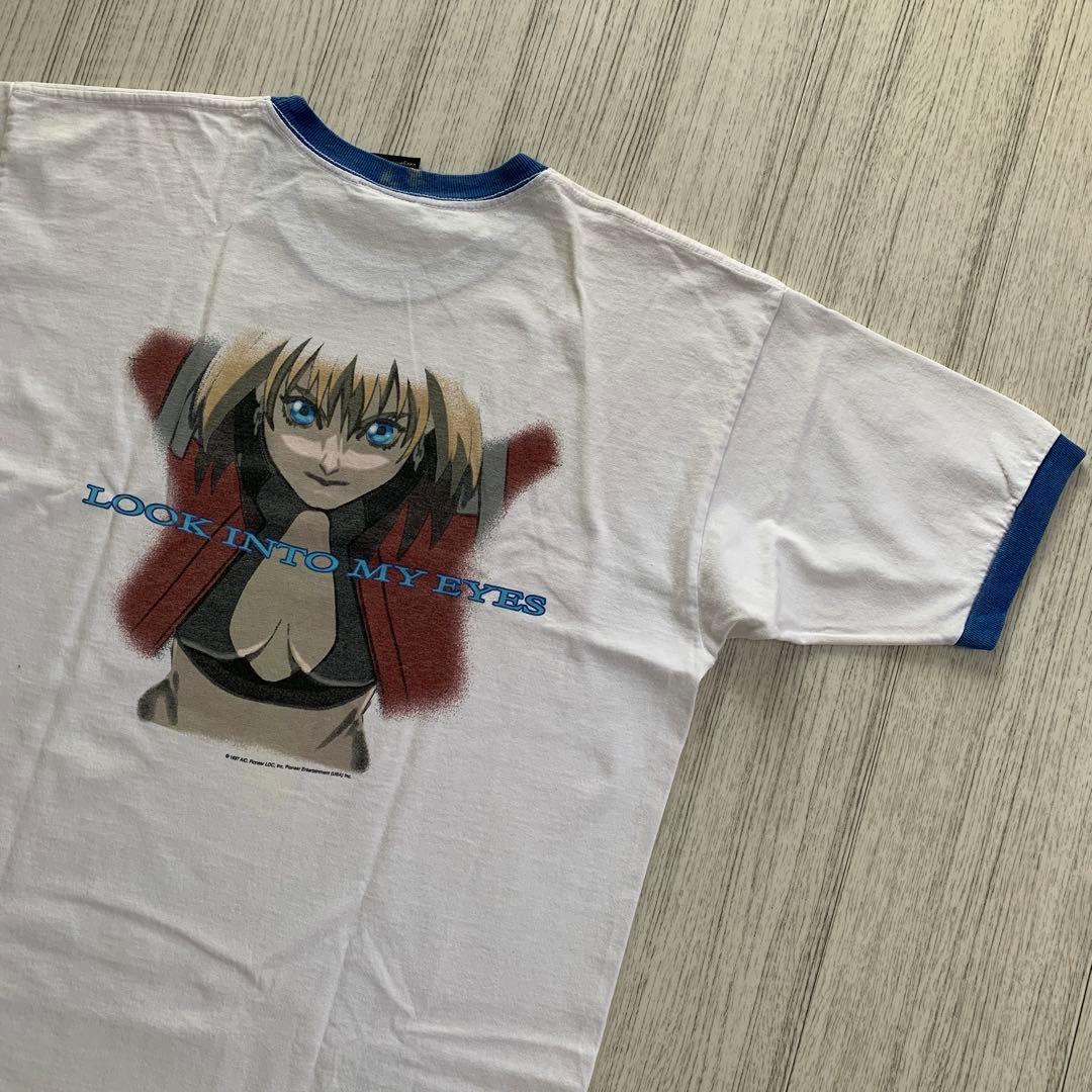 スペシャル　90s アニメ　アミテージ　バックプリントあり　リンガーシャツ