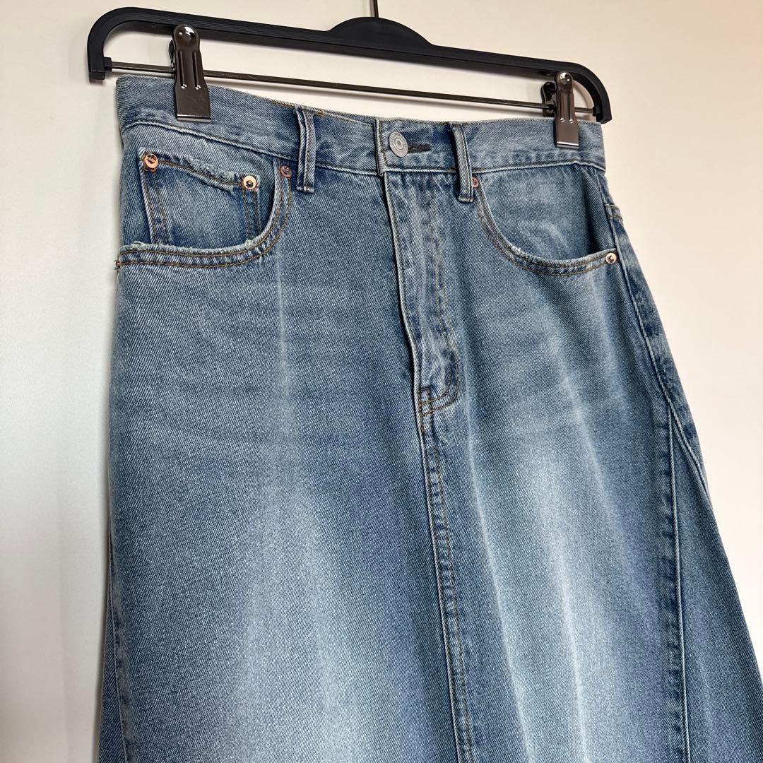 9oz C/R ジョイントデニムスカート　レリューム　36