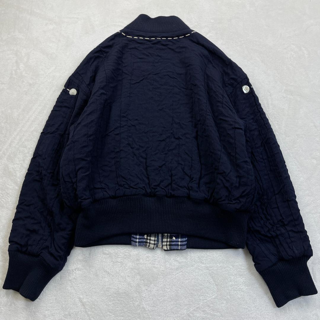 vintage　NICOLE CLUB　ステッチデザインボンバージャケット
