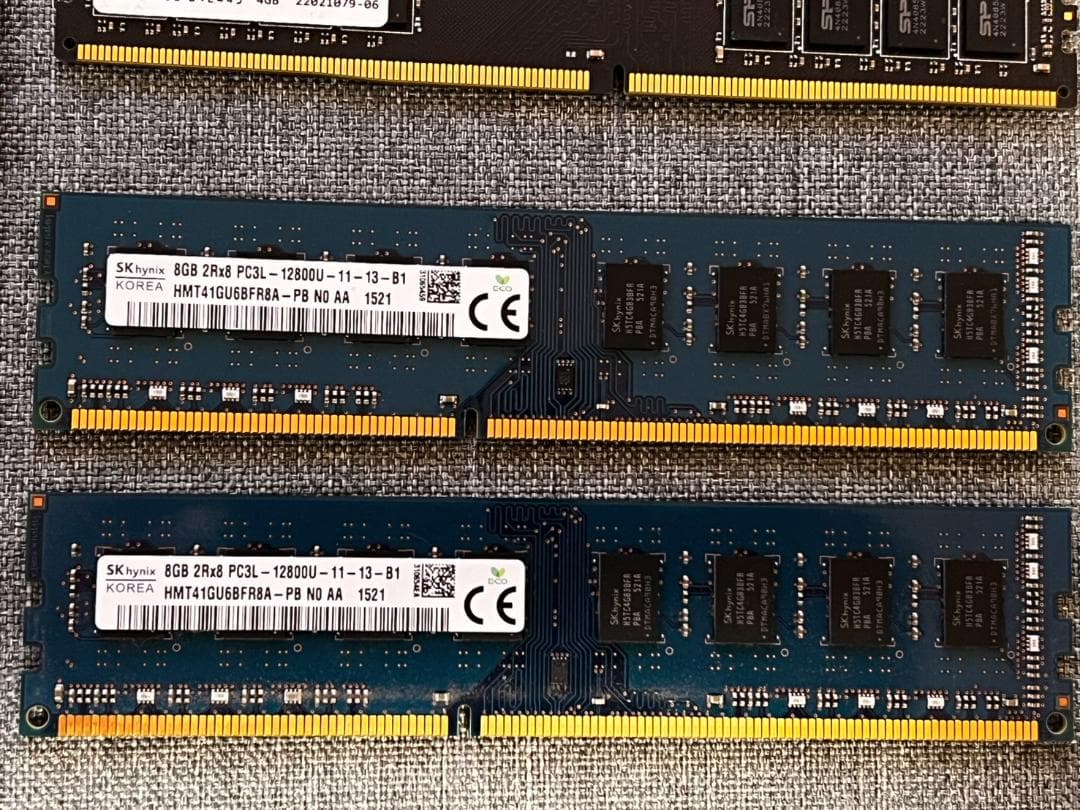 m*o様 デスクトップ用メモリDDR3、DDR4合計88GB分セット