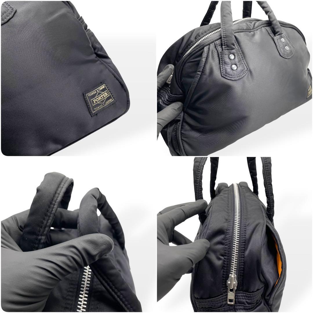 極美品　希少廃盤　PORTER　ポーター　タンカー　ハンドバッグ　ブラック
