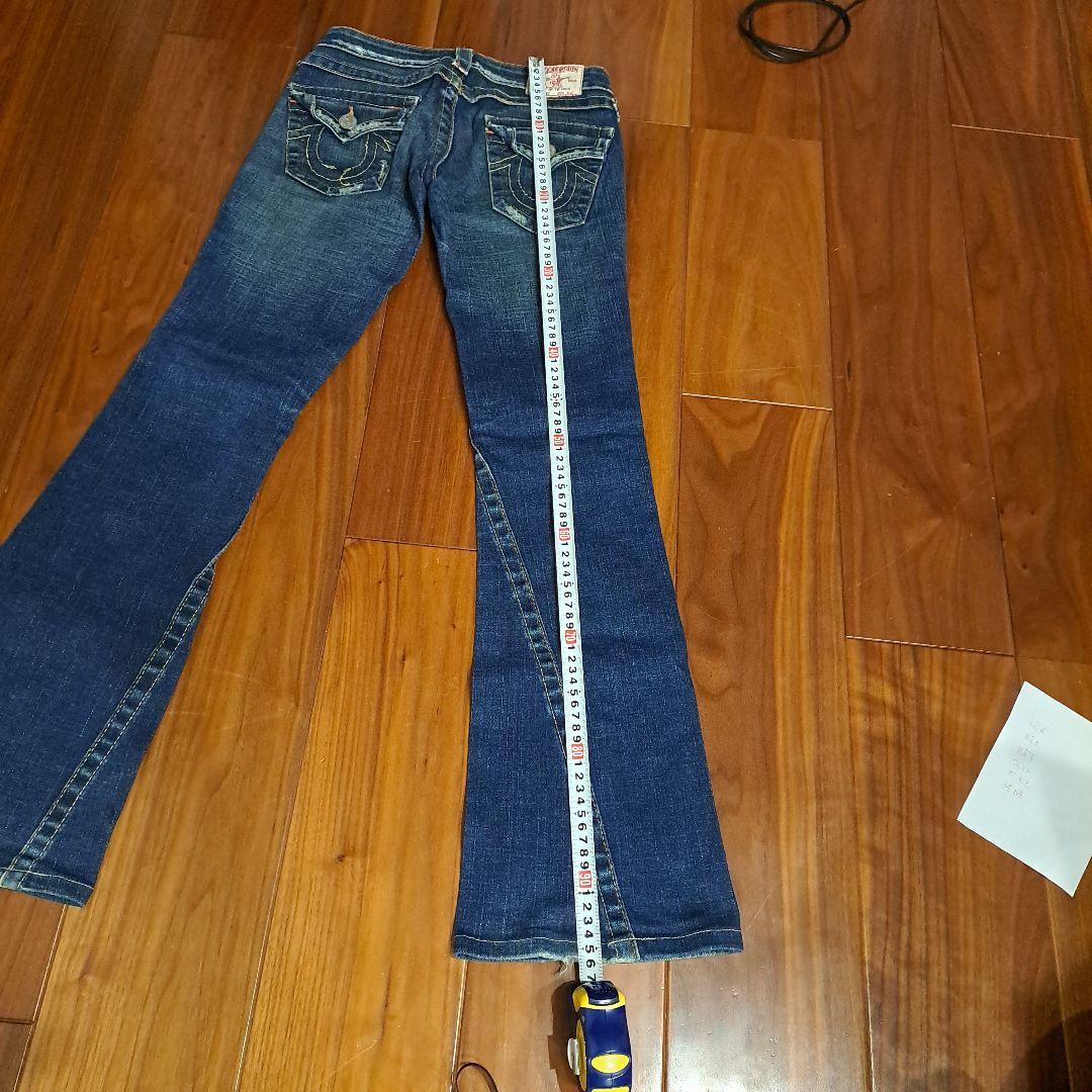 【TRUE RELIGION】アメリカ製25 ブーツカットデニムパンツ