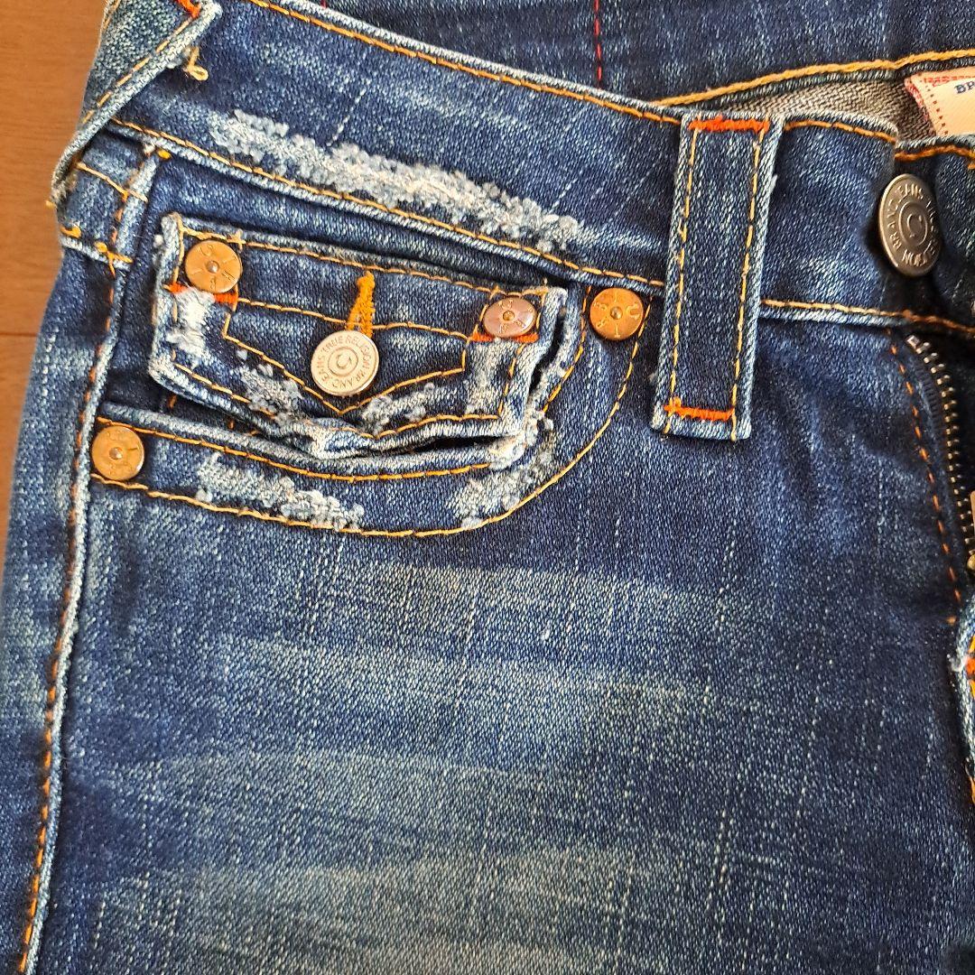 【TRUE RELIGION】アメリカ製25 ブーツカットデニムパンツ
