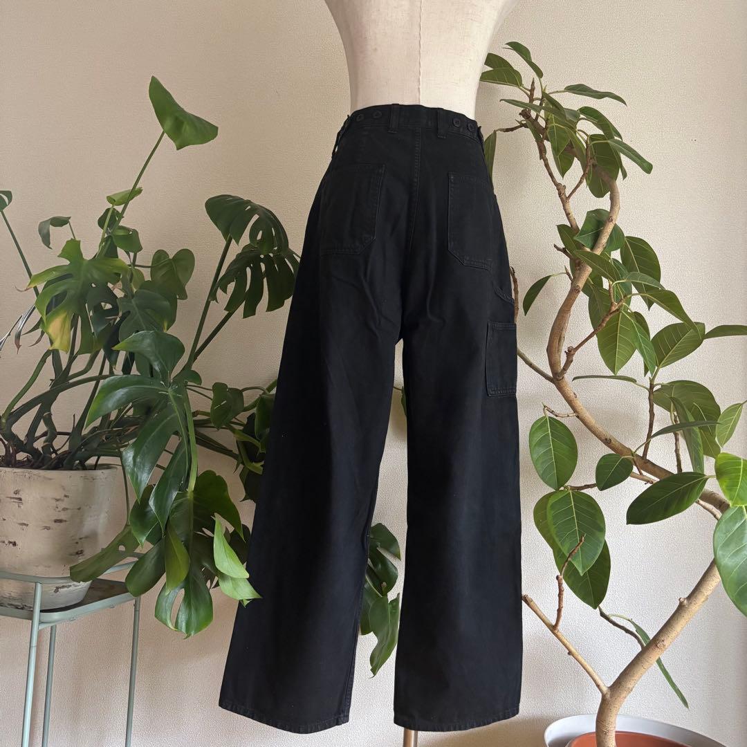 shishikui シシクイpainter pants 黒デニムパンツ