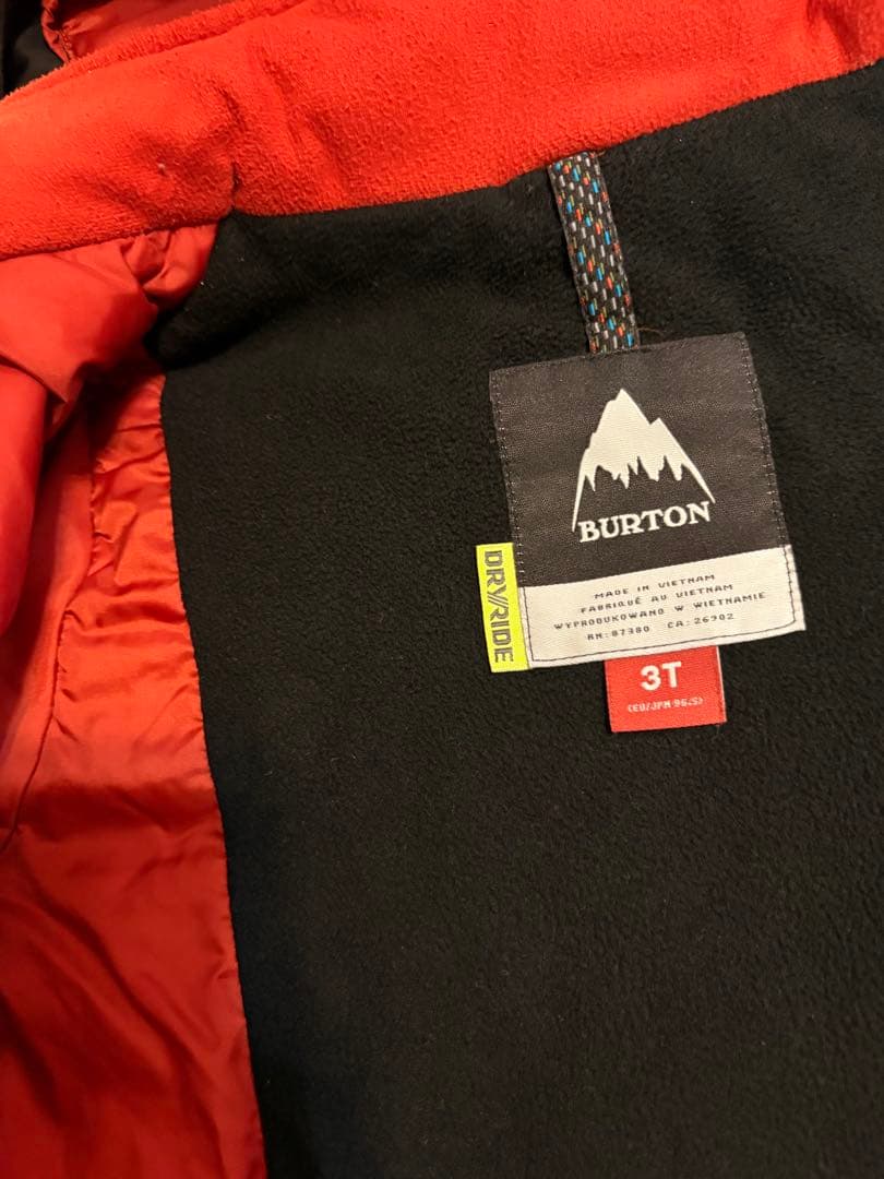 【値下げ中】BURTON キッズ　ボードウェア　3T 4T