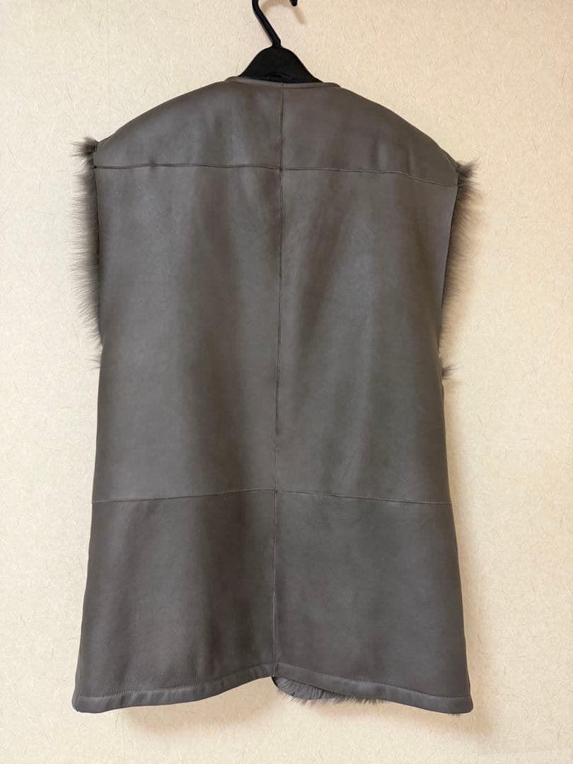 sun/kakke GRIZZLY reversible ムートン ベスト