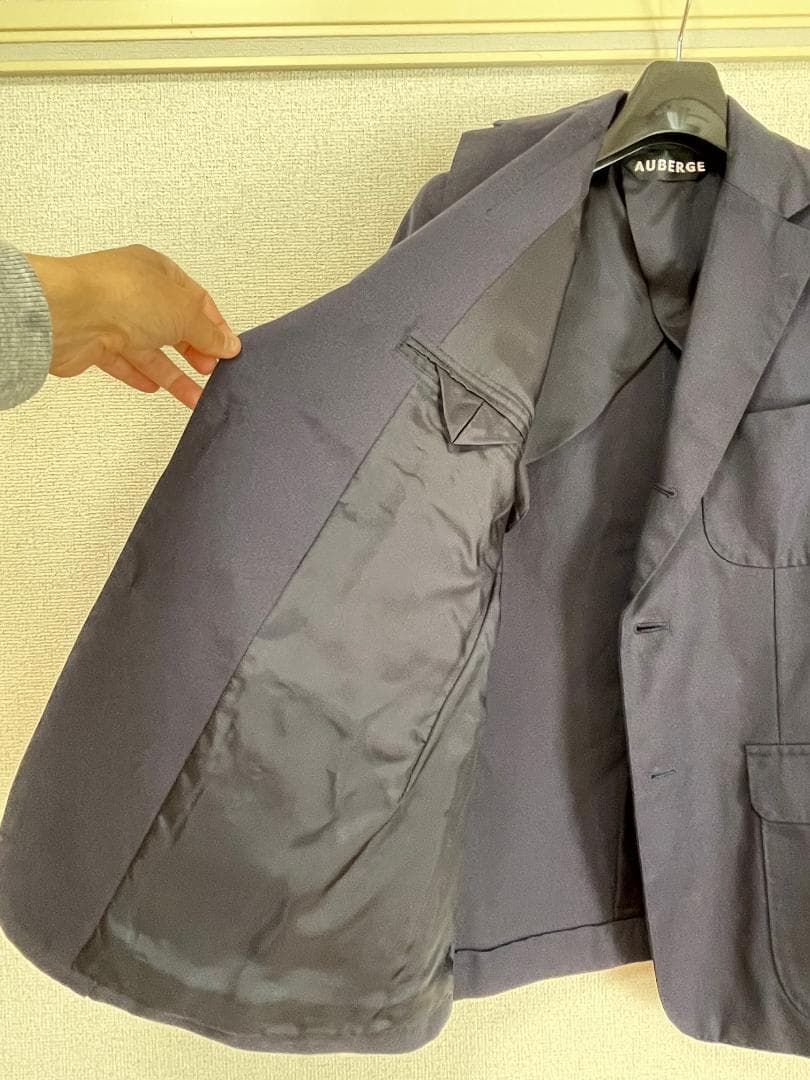 お*ず様 【極美品】AUBERGE KENNEDY size38 海島綿ブレザー
