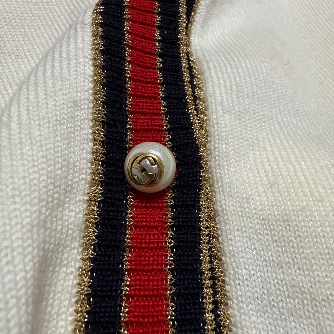 グッチ GUCCI カーディガン シェリーライン　XS